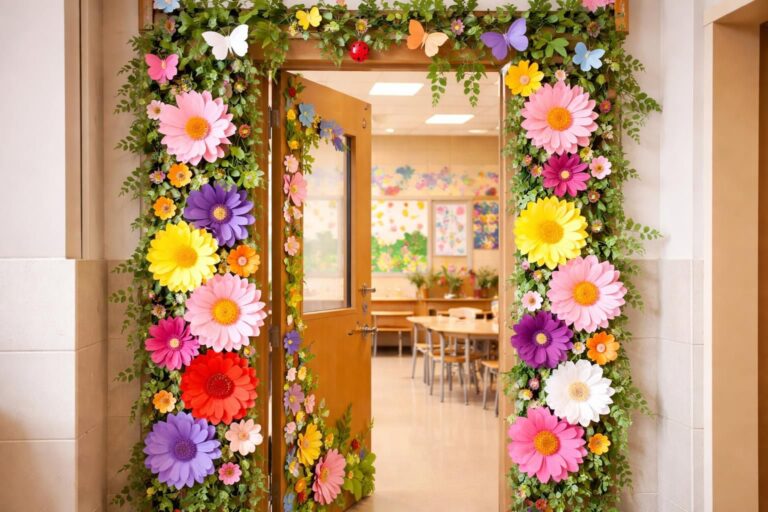 discover creative spring door decorations that will brighten up your classroom and inspire your students with vibrant and engaging designs.