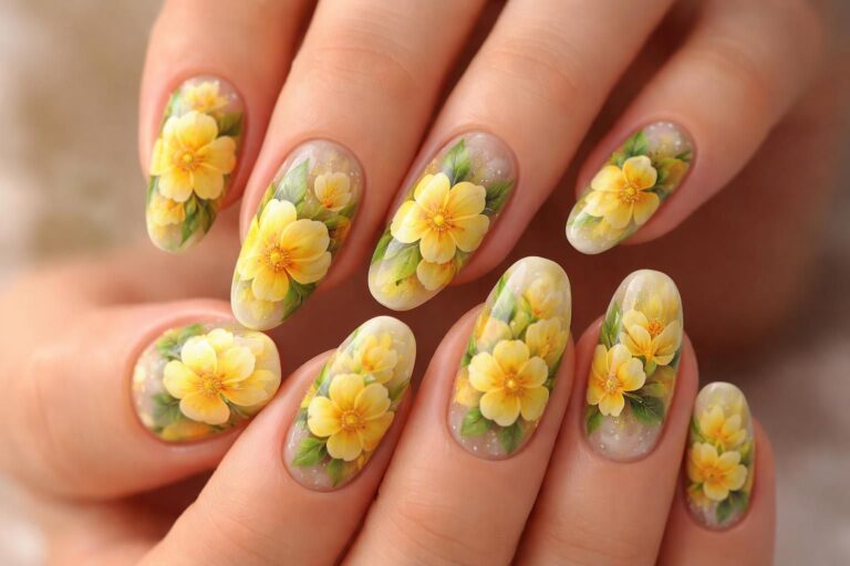discover stunning yellow flower nail art ideas in blooming beauty. explore vibrant and creative designs perfect for a fresh, cheerful look.