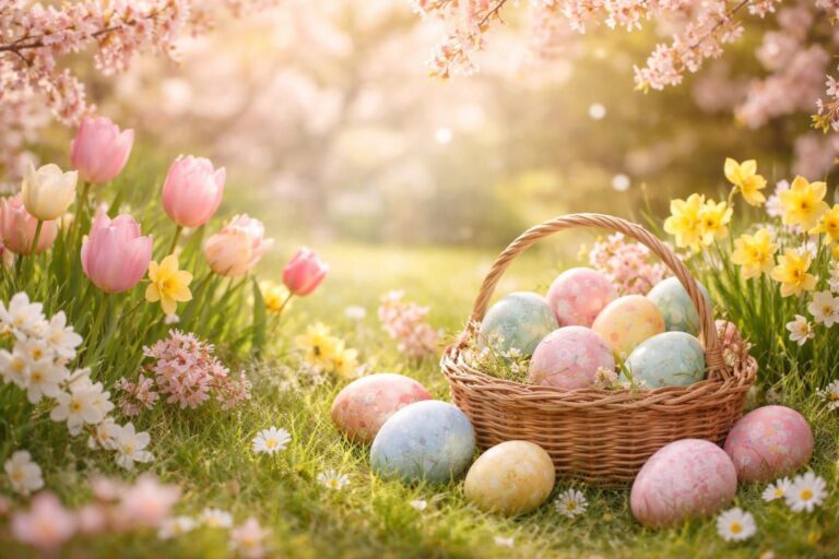 discover charming aesthetic easter backgrounds that bring vibrant spring vibes to your designs. perfect for adding a cheerful and festive touch to your seasonal projects.
