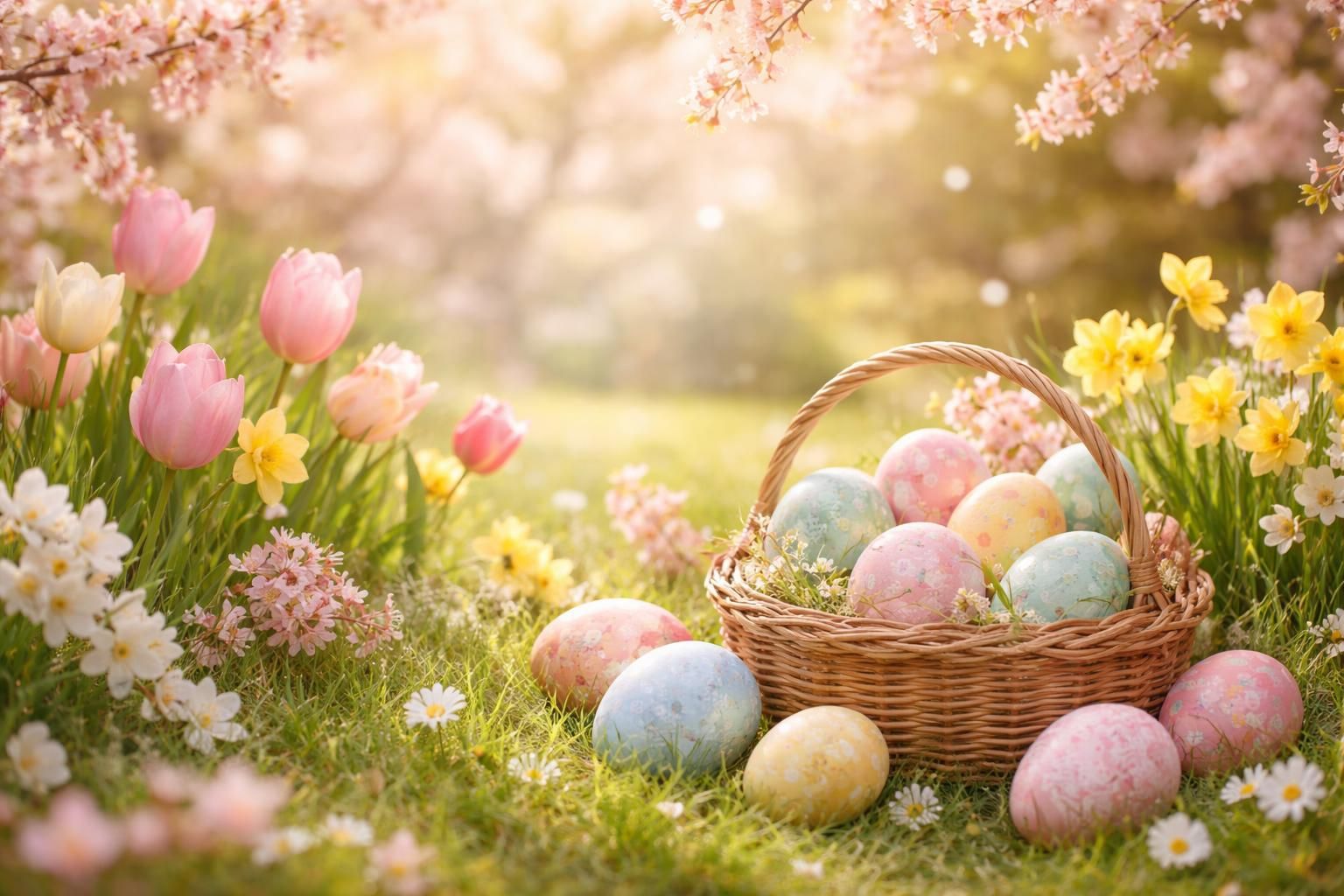 discover charming aesthetic easter backgrounds that bring vibrant spring vibes to your designs. perfect for adding a cheerful and festive touch to your seasonal projects.