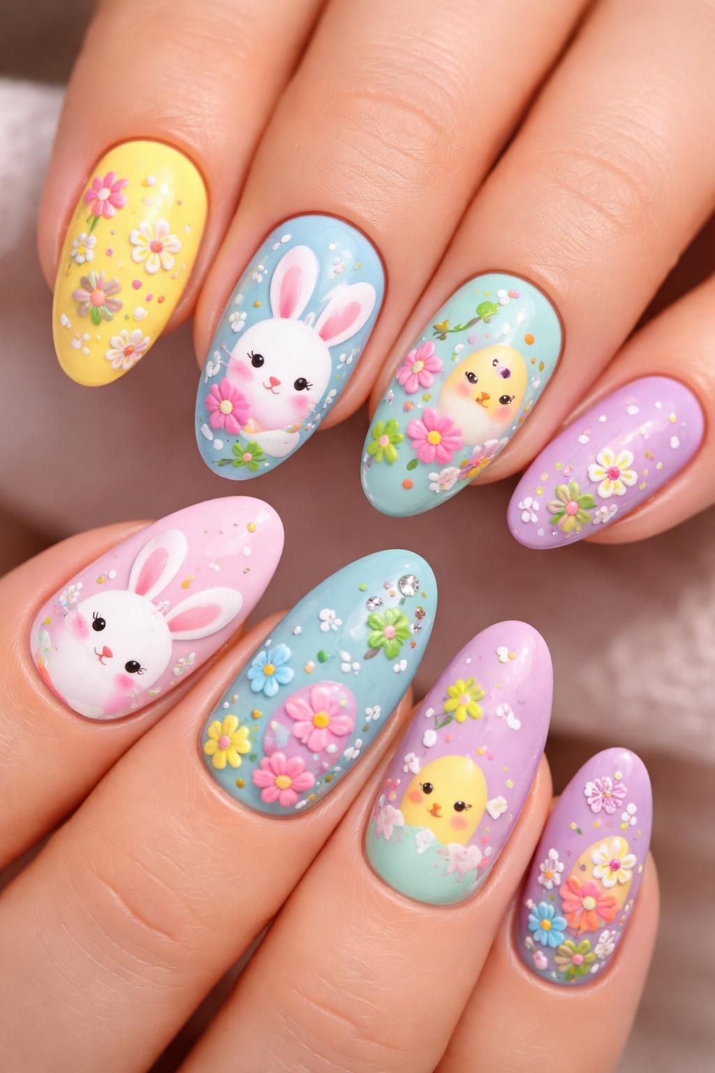 discover chic and colorful easter nail art ideas to celebrate the season with vibrant designs and festive styles perfect for spring.