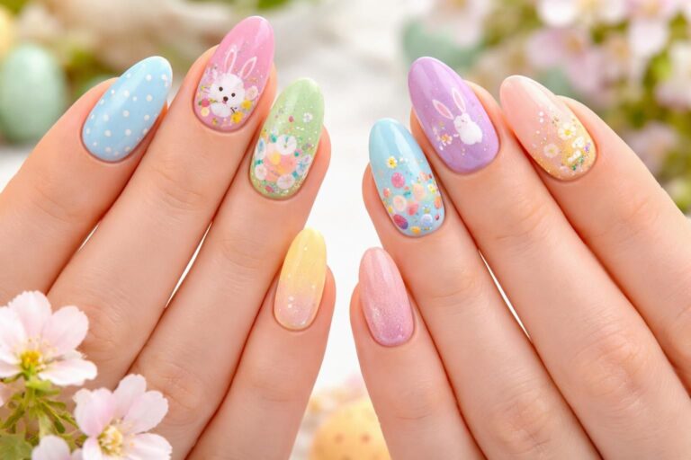 discover chic and colorful easter nail art ideas to celebrate the season with vibrant designs and festive styles perfect for springtime.