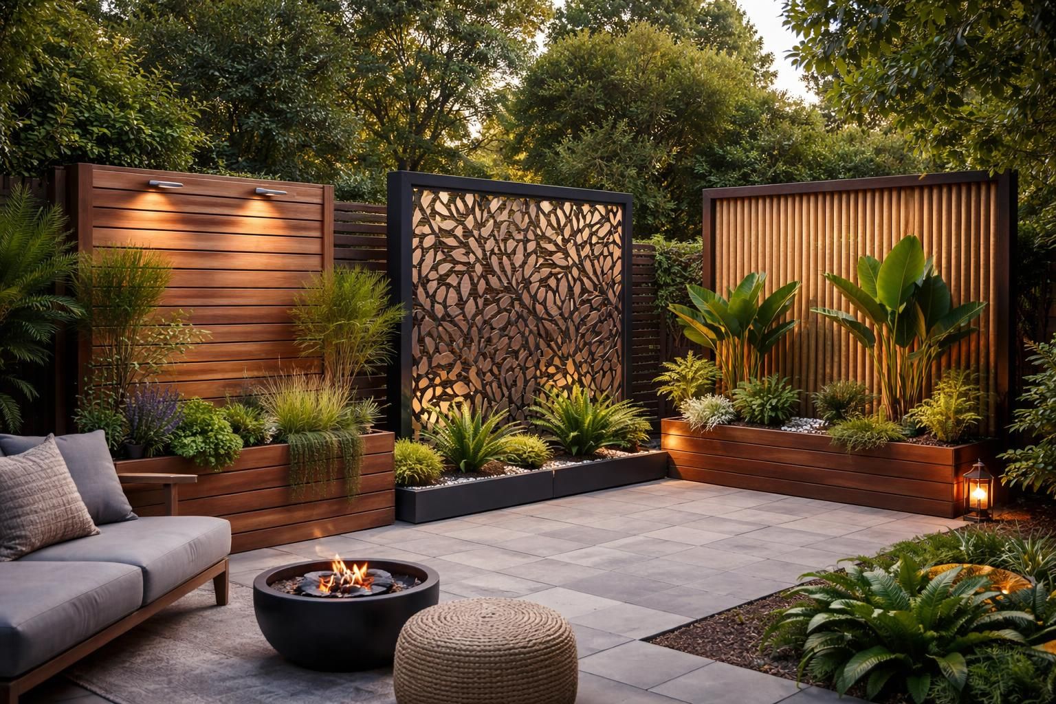 discover creative outdoor privacy screen ideas to enhance your space with style and functionality, creating a cozy and secluded outdoor retreat.