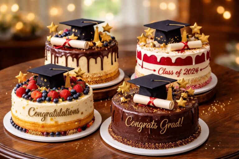 celebrate your high school achievement with our delicious graduation cakes, perfect for marking this special milestone with style and flavor.