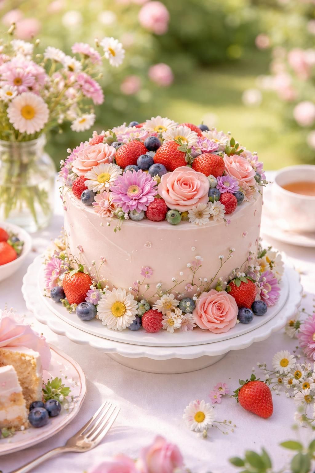 celebrate with a delightful spring-inspired birthday cake that captures the fresh and vibrant spirit of the season, perfect for making any birthday unforgettable.