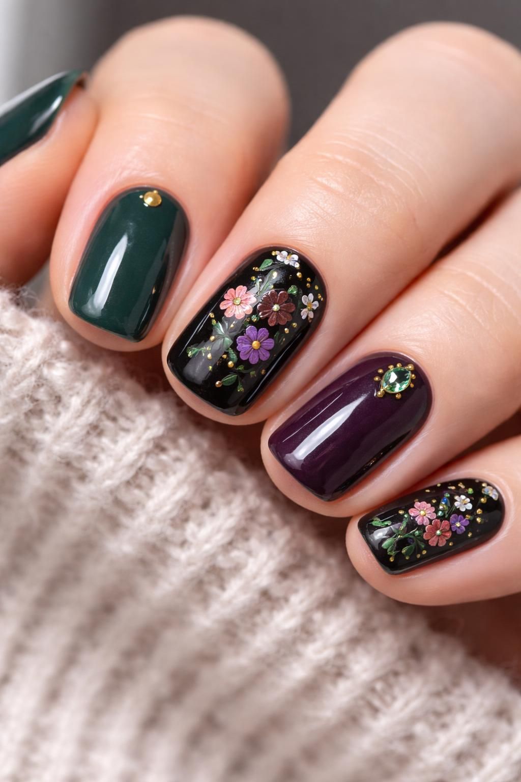 discover the latest dark spring nail designs that combine elegance and edgy style. perfect for embracing the season with trendy, chic nails you’ll love to show off.