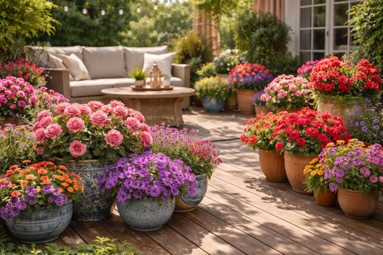 discover how to transform your patio into a vibrant oasis with stunning potted flowers. tips and ideas to brighten up your outdoor space effortlessly.