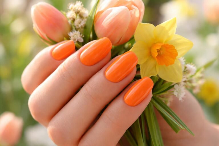 discover vibrant orange spring nails that bring a fresh burst of seasonal style, perfect for adding a lively and trendy touch to your look.