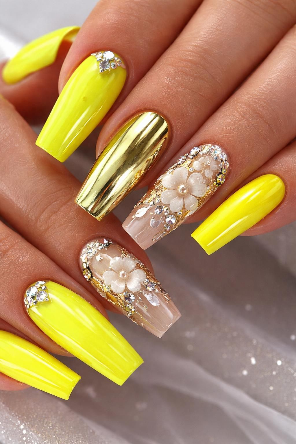 discover vibrant and eye-catching yellow nail designs perfect for making a statement on prom night. explore stunning styles that brighten your look and boost your confidence.