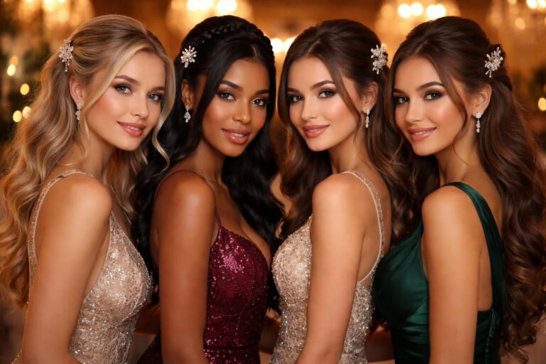discover chic half-up, half-down hairstyles that are perfect for prom night. stylish, elegant, and easy-to-create looks to make you shine on your special evening.