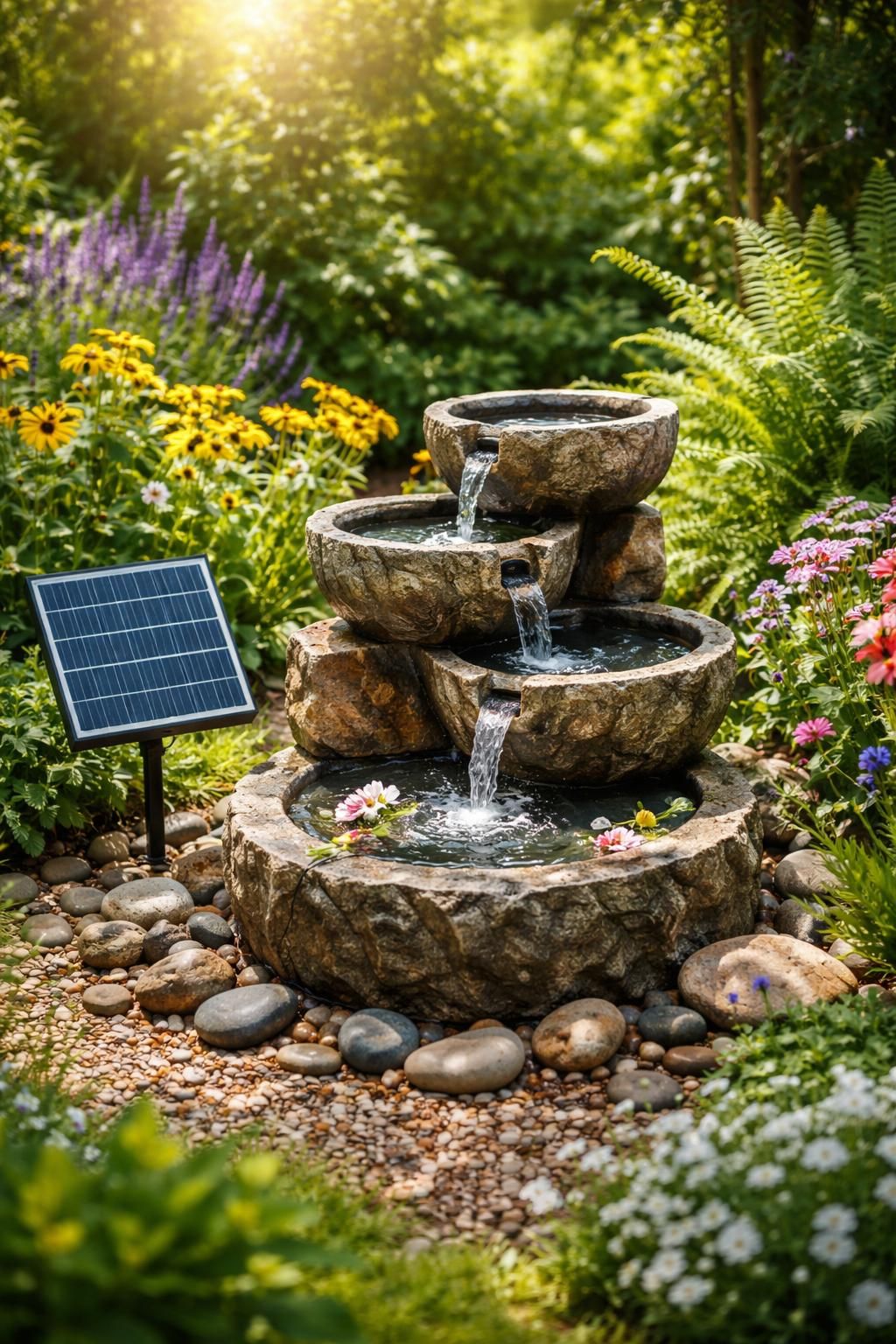 learn how to build your own solar-powered fountain with this easy step-by-step diy guide. perfect for eco-friendly garden decoration and sustainable living.