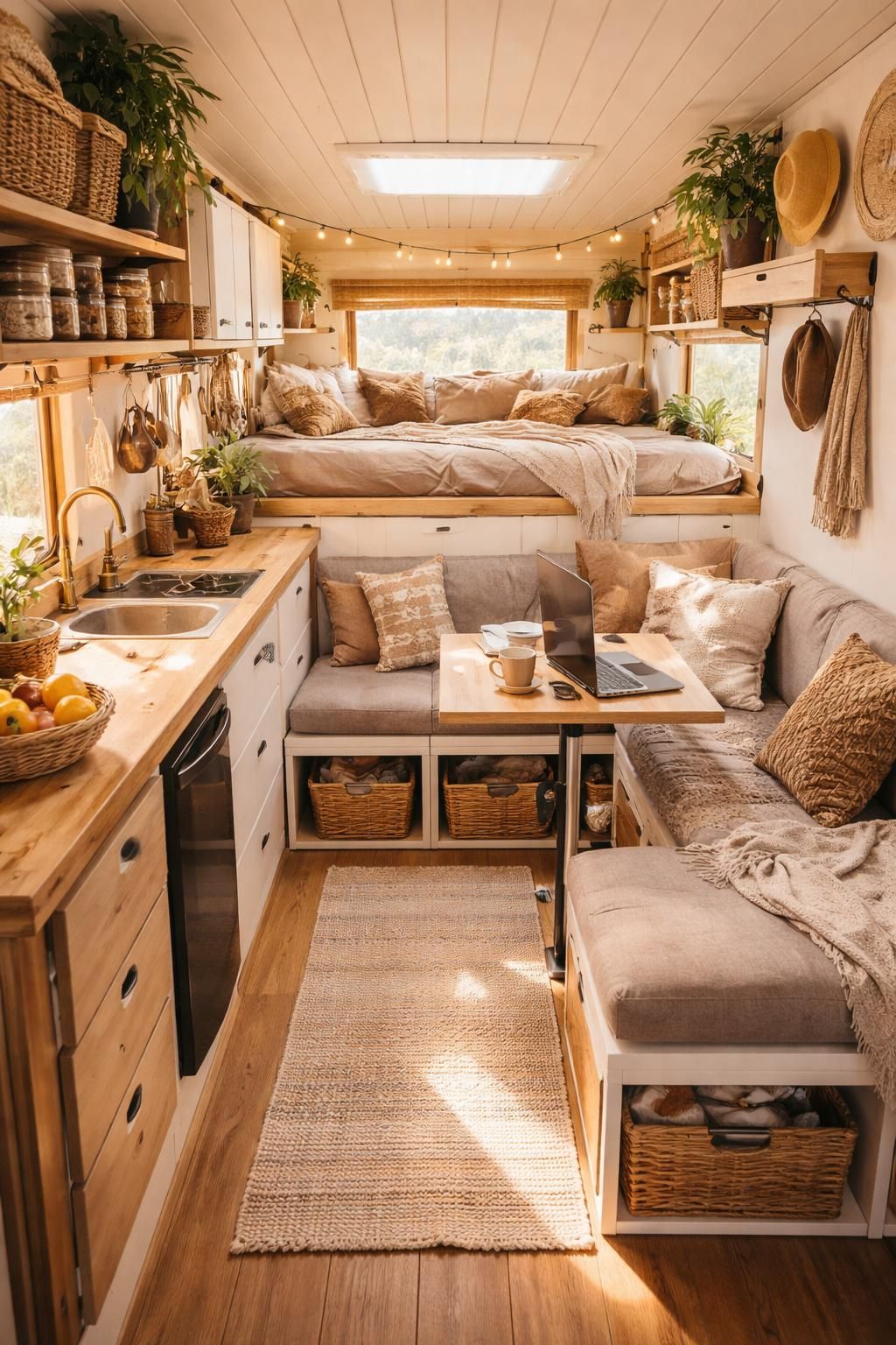 discover creative and functional interior design ideas to maximize space and comfort in small campers, making your travel experience stylish and efficient.