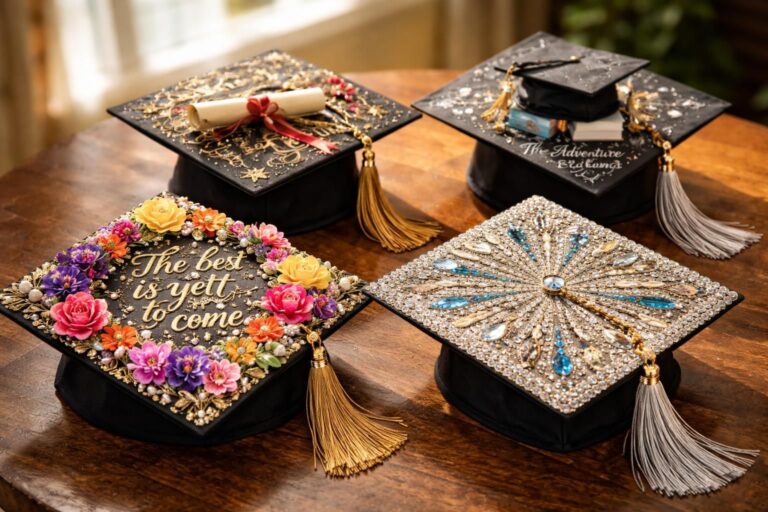 explore creative and inspiring grad cap decoration ideas to celebrate your achievement with unique designs that express your personality and mark your special day.