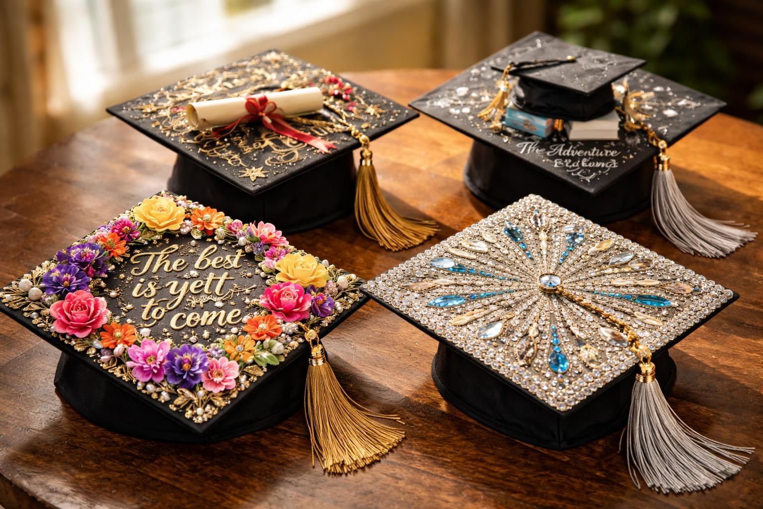 explore creative and inspiring grad cap decoration ideas to celebrate your achievement with unique designs that express your personality and mark your special day.