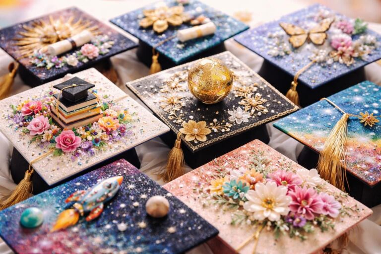 discover creative and unique graduation cap designs to celebrate your achievement in style. find inspiration to make your graduation day unforgettable!