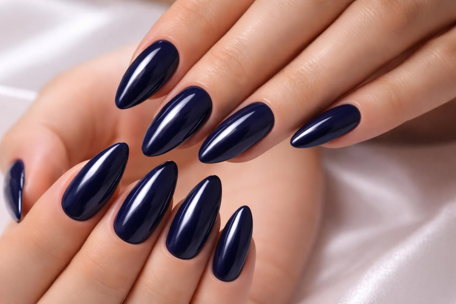 discover elegant navy blue nail designs that are perfect for prom night, adding a touch of sophistication and style to your special evening.